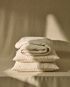 Плед Raylo из 100% хлопка с полосатым узором