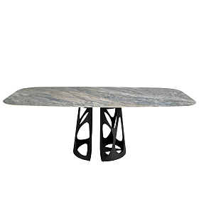 Овальный обеденный стол 1136/DT959 из мраморной керамики