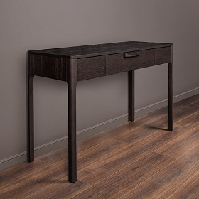 Письменный стол RONDA с ящиком темный орех V36W1