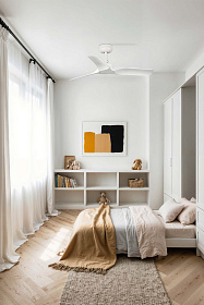 Потолочный вентилятор HEY S Ш900mm белый 3 PALAS белый