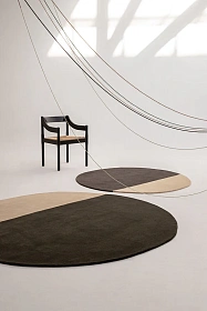 Круглый ковер Perls Black