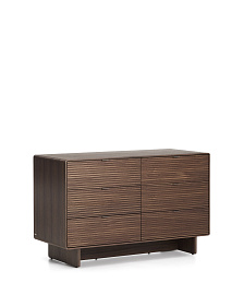 Комод Norlen с 6 ящиками шпон ореха 120 x 75 см