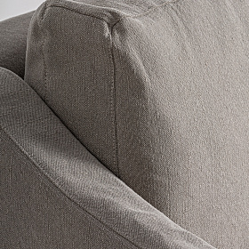 Кушетка ARSAC из бежевого льна