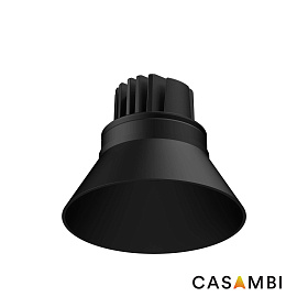 Встраиваемый светильник ELIOS BELL IP20 10W черный 50є 2700K CASAMBI