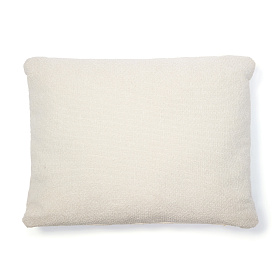Подушка декоративная Martina из шенилла цвета экрю, 47 x 36 см