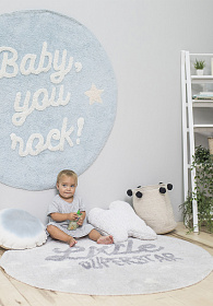 Ковер с надписью Little Superstar 120D