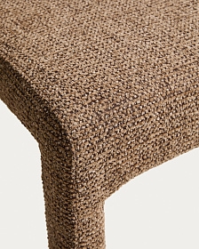 Стул Loria в тканевой обивке цвета шоколад