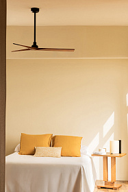 Потолочный вентилятор KLIM M Ш1250mm черный 3 PALAS  орех