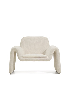 Кресло Melvia из бежевого шенилла