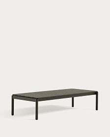 Журнальный столик Sorells из зеленого алюминия 63 x 149 см