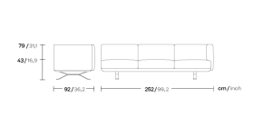 Модуль угловой дивана Boma “connection”  KS2501900