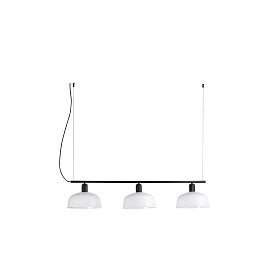 Белый линейный подвесной светильник Tatawin M 3xE27