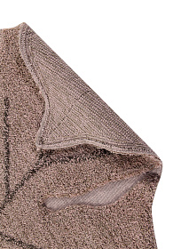 Ковер Лист монстеры - винтажный нюдовый 120*180