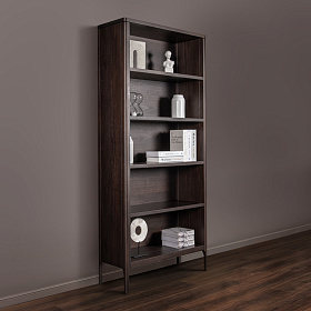 Стеллаж RONDA темный орех V36W1