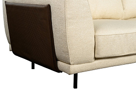 Диван Amulet Day TELAS ткань кат. C, кожа кат. 58