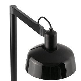Настольный светильник TATAWIN с абажуром черный металл 1xE27