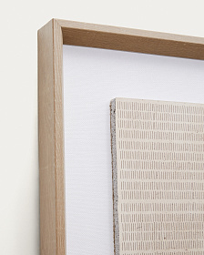 Sormina Картина с коричневыми полосками вверху 30 х 40 см