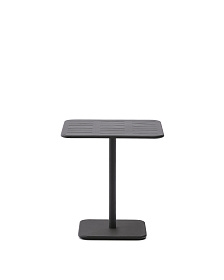 Уличный стол Brai из темно-серой оцинкованной стали 70 x 70 см