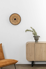 Настенный/потолочный светильник Costas 400 H70 черный/из ротанга