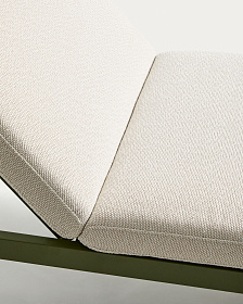 Шезлонг Kionia из зеленого алюминия