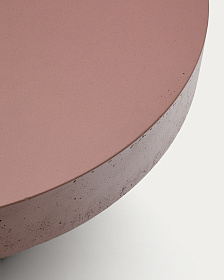 Aiguablava Журнальный столик терракотовый цементный Ø90 см