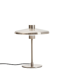 Настольная лампа Nuvira из светло-серого металла