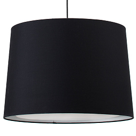 Черный подвесной светильник Conga с вилкой