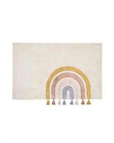 Ковер Tadea 100% хлопок разноцветная радуга 90 x 150 см