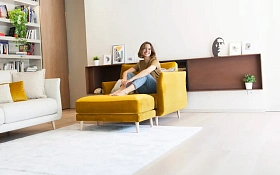 Кресло Helsinki с пуфом S1P