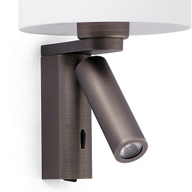 Бра с ридером Rob черное