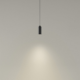 Подвесной светильник для трека Deltatrack ø9,5 черный