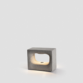 GLINT 157 Уличный маяк цементно-серый LED 6W 2700K