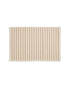 Хлопковый коврик для ванной Merade с оранжевыми полосками, 50 x 80 см