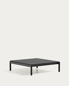 Журнальный столик Sorells из серого алюминия 89 x 91 см