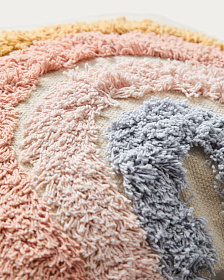 Чехол для подушки Tadea 100% хлопок разноцветная радуга 45 x 45 см