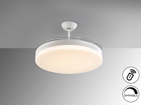 Vento Вентилятор потолочный со светодиодом белый D80/150 DIM