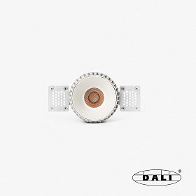 Tulipa Белый встраиваемый даунлайт без рамки 10W 55° 3000K CRI90 DALI