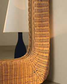 Зеркало из ротанга Zilna 58 x 120 см