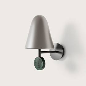 Бра Stor отделка зеленый мрамор