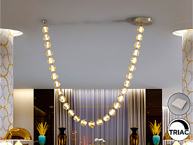 Люстра Zaria II 29L- бронзовый/золотой DIM