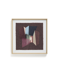 Многоцветная картина Veluni из переработанной бумаги 60 x 60 см