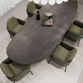 Обеденное кресло Nai (подлокотники со швами)