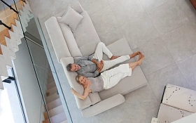 Диван раскладной Paradis Duet AX+AX+L+L