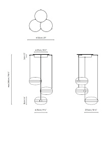 Подвесной светильник BEADED S3