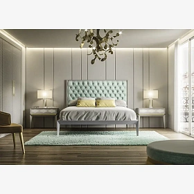 Кровать Insolence с базой Triangle 213x150x209/219 матрас 200 см