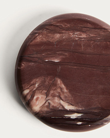 Набор из 4 подставок под стаканы Meran из бордового мрамора