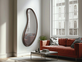 Brigitte Зеркало настенное темная бронза