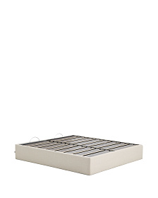 Основание кровати Nelzi из шенилла цвета экрю для матраса 180 x 200 см