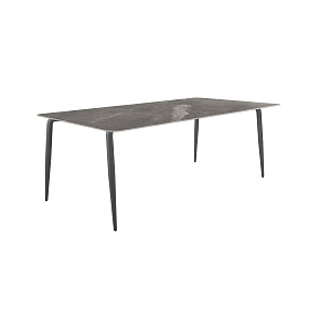 Обеденный стол RODONA CARBON MATTE 220х100