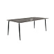 Обеденный стол RODONA CARBON MATTE 220х100